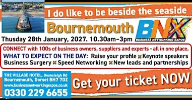 FREE Bournemouth Business Expo & Networking event |30+ businesses |Jan 28th