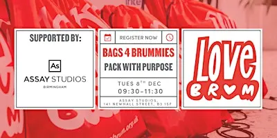 LoveBrum Presents: Bags for Brummies: Pack with Purpose