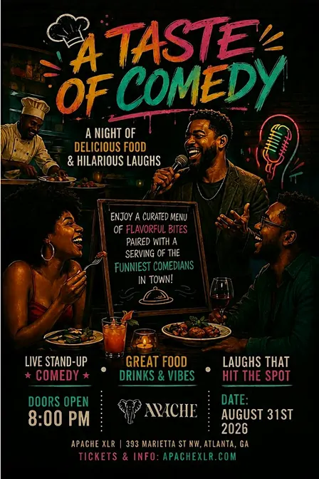 A Taste Of Comedy Dinner & Comedy Open Mic