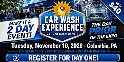 Learn More, Earn More Self-Serve Car Wash Experience - Day 1