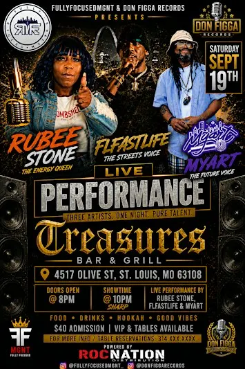 Fullyfocusedmgnt & Don Figga records presents RUBEE stone