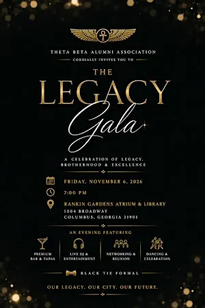 2026 Legacy Gala - Theta Beta Alumni Association