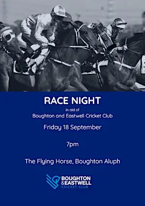 Race Night in aid of Boughton & Eastwell Cricket Club