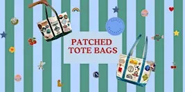 Patch Your Tote Bag Workshop | Unlimited Patches at our Patch Bar