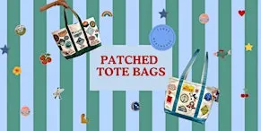 Patch Your Tote Bag Workshop | Unlimited Patches at our Patch Bar