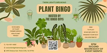 Plant Bingo at Twin Lights Brewing