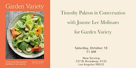 Timothy Pakron @mississippivegan in Conversation for Garden Variety