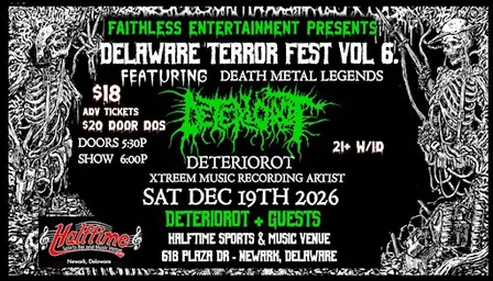 DETERIOROT + Guests at DELAWARE TERROR FEST vol 6 Newark DE - Halftime