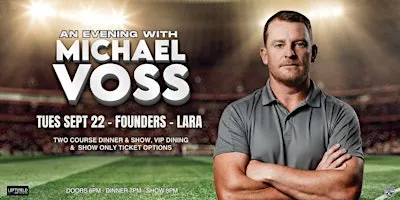 An Evening with Michael Voss LIVE at Founders Lara!