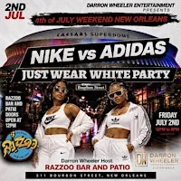 NIKE VS ADIDAS JUST WEAR WHITE DAY PARTY
