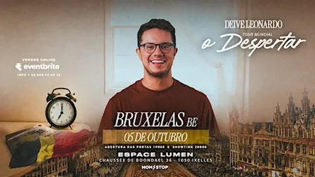 Deive Leonardo em Bruxelas