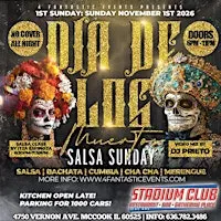 Día de los Muertos Salsa Sunday @ The Stadium Club