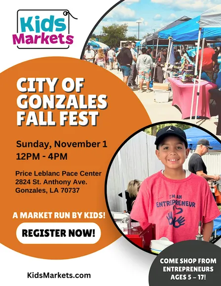Kids Markets at City of Gonzales Fall Fest