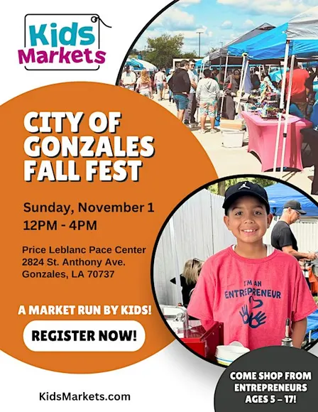 Kids Markets at City of Gonzales Fall Fest