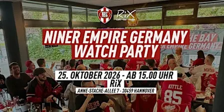 Niner Empire Germany Watch Party in Hannover: 49ers at Atlanta Falcons