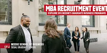 SFU Beedie MBA & Graduate Programs Recruitment Event in Kelowna