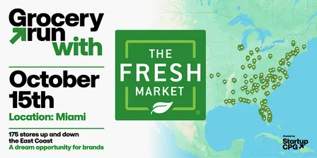 The Fresh Market Grocery Run in Miami  - Oct. 2026
