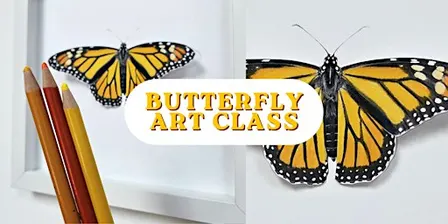 Butterfly Art Class: Monarch Butterfly