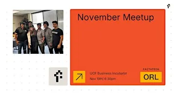 FaithTech Orlando November Meetup