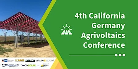 4th California Germany Agrivoltaics Conference