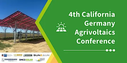4th California Germany Agrivoltaics Conference