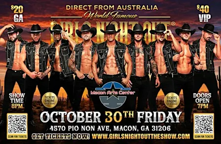 GIRLS NIGHT OUT THE SHOW :AUSTRALIAN TAKEOVER MACON!