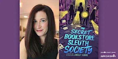 Lindsay Currie, The Secret Bookstore Sleuth Society with Rainy Day Books