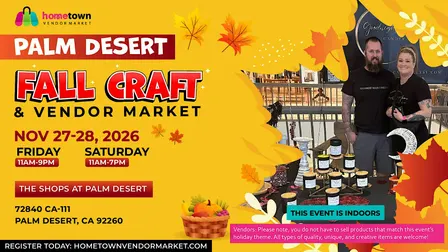 Palm Desert Fall Craft and Vendor Market