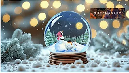 ‘Xmas Snow Globe’ painting & Festive afternoon tea @ KP Resort, Pocklington
