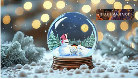 ‘Xmas Snow Globe’ painting & Festive afternoon tea @ KP Resort, Pocklington