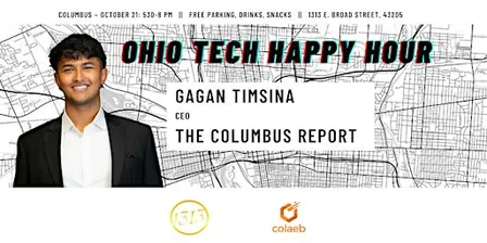 Ohio Tech Happy Hour featuring Gagan Timsina, The Columbus Report