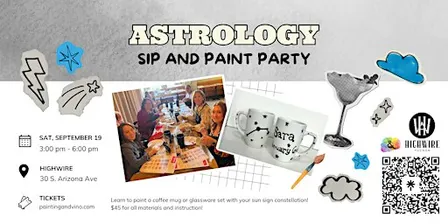 Astrology Sip and Paint Party ✨