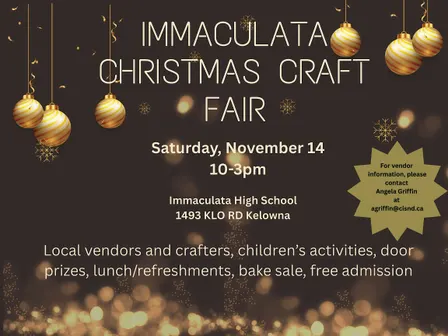 Immaculata Christmas Craft Fair
