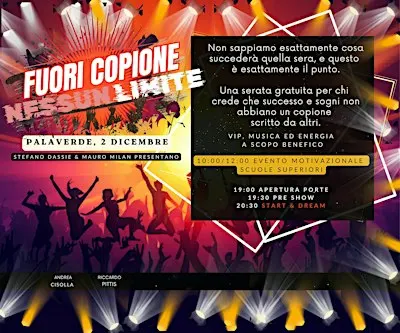 FUORI COPIONE, Nessun Limite! Show serale al Palaverde