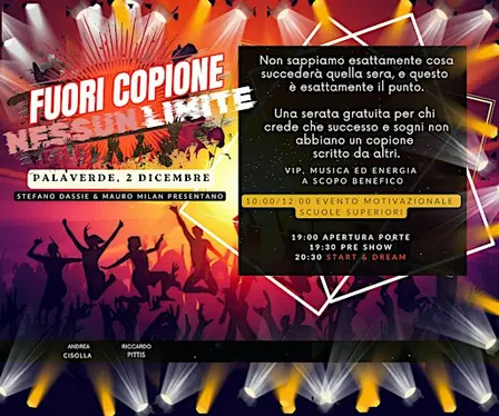 FUORI COPIONE, Nessun Limite! Show serale al Palaverde