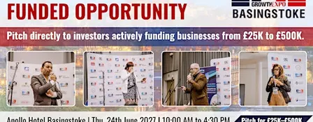 Basingstoke B2B Growth Expo 2027 | Join Us As Investor's Pitch Fest At Show