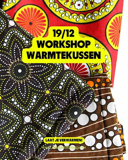 Studio Stik: Workshop warmtekussen met reststoffen