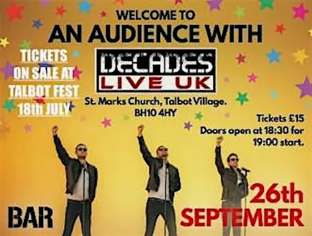An audience with Decades Live UK