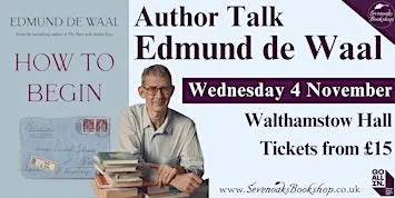 Author Talk with Edmund de Waal