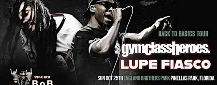 gymclassheroes. & Lupe Fiasco – Back To Basics Tour