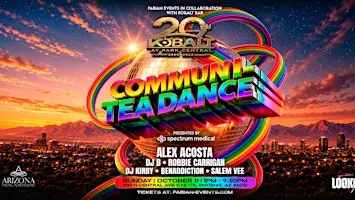 Communi-TEA Dance Block Party • Celebrating 20 Years of Kobalt Bar