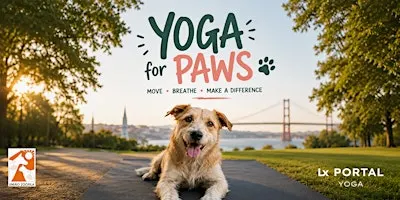 Yoga for Paws Fundraiser  - Outdoor Puppy Yoga Class by LX Portal Yoga