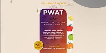 FALL NIGHTS MARKET WITH PWAT - SEPTEMBER