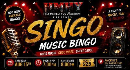 Singo Music Bingo