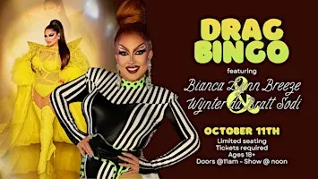 HQ Drag Bingo with Bianca Lynn Breeze and Wynter da Bratt Sodi!