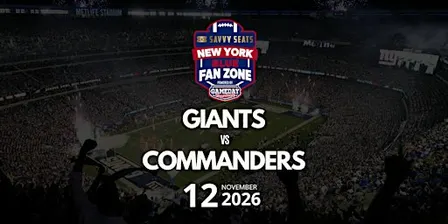 Giants vs. Commanders Fan Zone at MetLife: Food, Drinks & Game Day Vibes!