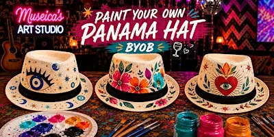 Museica's BYOB Sip & Paint - Paint Your Panama Hat!