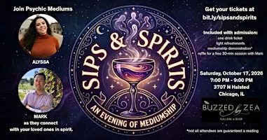 Sips & Spirits: An Evening of Mediumship