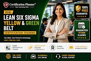 Omaha Lean Six Sigma Yellow & Green Belt | Dual Certification Training