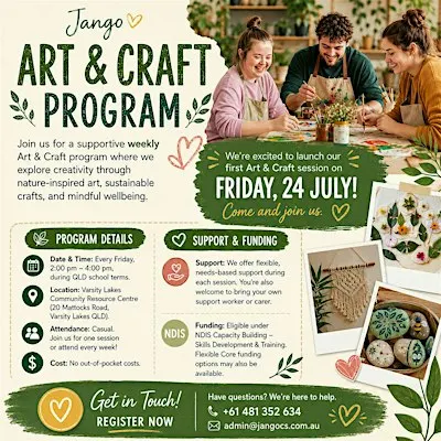 Weekly Inclusive Art & Craft Program
